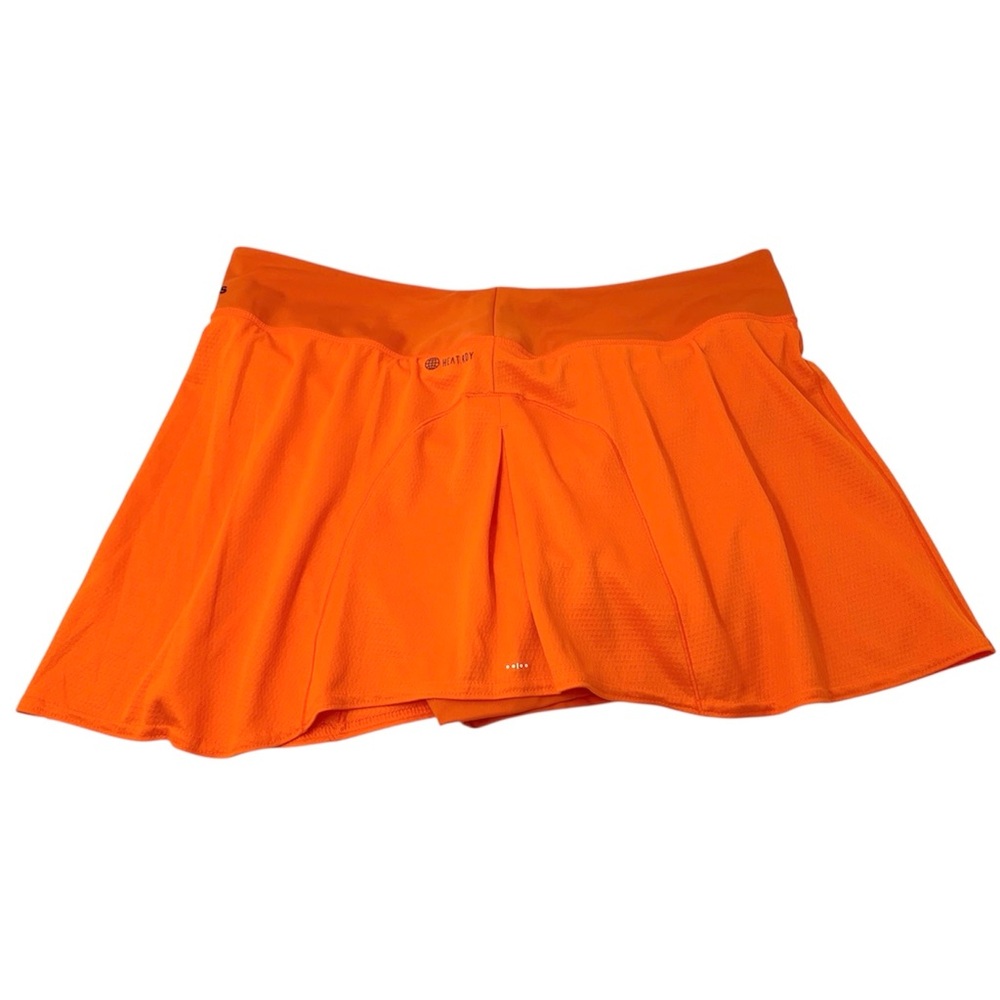 Adidas ClimaCool Tennis Match Skirt Orange Skort Athletic Shorts Women’s size XL - Picture 6 of 13